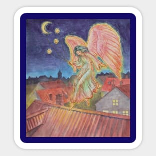 Good Night Angel Sticker